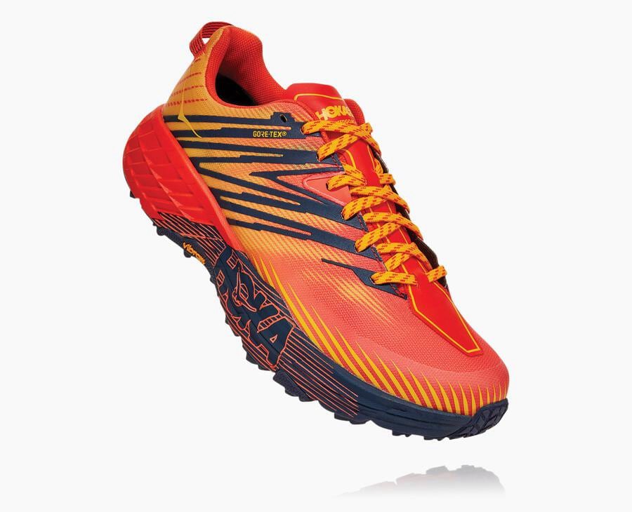 Hoka One One Trailsko Herre - Speedgoat 4 Gore-Tex - Rød - 160975OCK